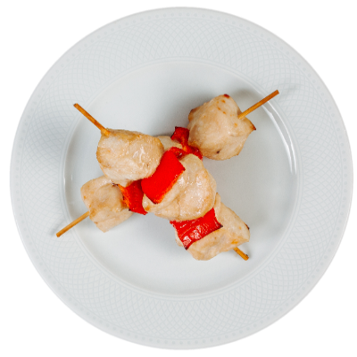 Шашлычок из курицы на шпажке