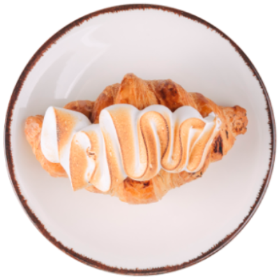 Круассан с лимонным курдом