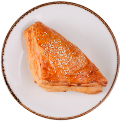 Слойка с ветчиной и сыром