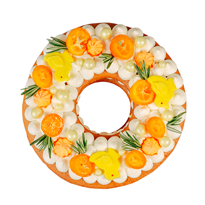 Торт медовый с кремом чиз