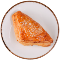 Слойка с ветчиной и сыром