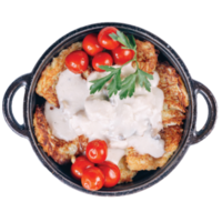 Мачанка с курицей и грибами