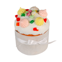 Кулич с изюмом и безе