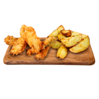 Наггетсы и картофель по-деревенски