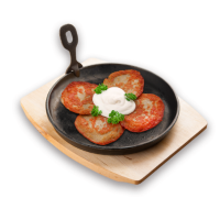 Драники картофельные со сметаной 