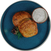 Картофельные драники с мясом