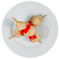 Шашлычок из курицы на шпажке