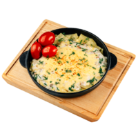 Лазанки с курицей и грибами