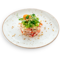 С куриной грудкой, ветчиной и орехами